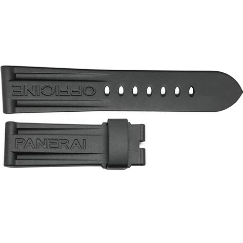 original panerai rubber strap|authentic panerai watch straps.